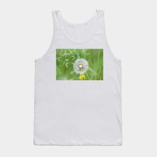 Bright Dandelion flower Scraf Tank Top